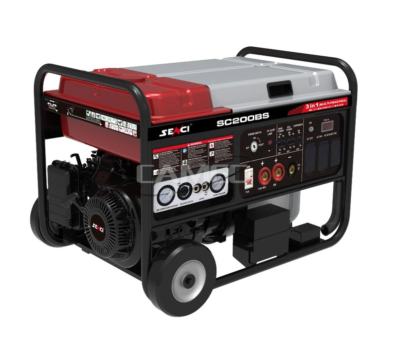 3 in 1 Engine Driven Stick Welder & Generator & Air Compression